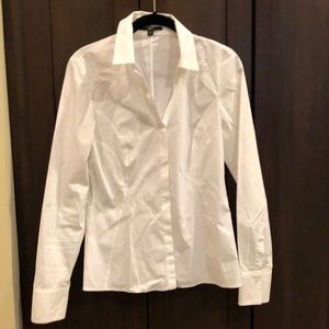 White Hugo Boss white button down